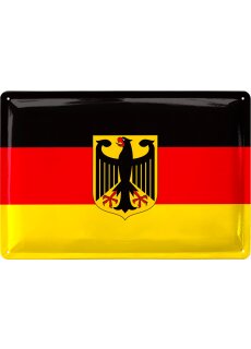 LANOLU Retro Blechschild Adler 20x30cm