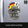 United1871 Metallmagnet 60123 Berlin Flagge Deu. Umriß
