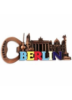 Metal Magnet BERLIN Germany Outline