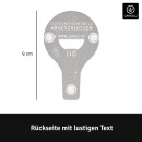 LANOLU Magnet Flaschenöffner 3er Set Blaulicht