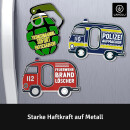 LANOLU Lustige Flaschenöffner Polizei, Feuerwehr, Trinkgranate (3er Set), Feuerwehr Geschenke für Feuerwehrmänner, Geschenke für Polizisten, witzige Bieröffner