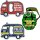 LANOLU Lustige Flaschenöffner Polizei, Feuerwehr, Trinkgranate (3er Set), Feuerwehr Geschenke für Feuerwehrmänner, Geschenke für Polizisten, witzige Bieröffner
