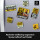 LANOLU Puzzle Magnetset 7 teilig Biker Magnetset