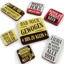 LANOLU Puzzle Magnetset 7 teilig mit lustigen Sprüchen