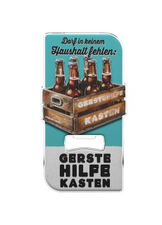 LANOLU Magnet Flaschenöffner Gerste Hilfe Kasten