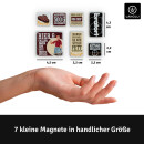 LANOLU Puzzle Magnetset 7 teilig Grill