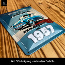 LANOLU Retro Blechschild Trabant Konkurrenz 15x20cm
