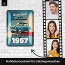 LANOLU Retro Blechschild Trabant Konkurrenz 15x20cm