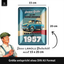 LANOLU Retro Blechschild Trabant Konkurrenz 15x20cm