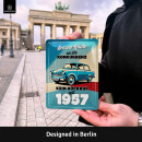 LANOLU Retro Blechschild Trabant Konkurrenz 15x20cm