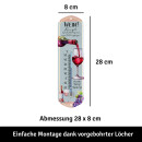 LANOLU Thermometer Wein 8x28cm
