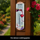 LANOLU Thermometer Wein 8x28cm