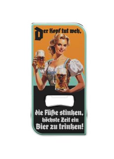 LANOLU Magnet Flaschenöffner Kopf tut weh die Füße stinken