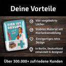 LANOLU Blechschild Bier ist gesund sagt der Arzt 15x20cm
