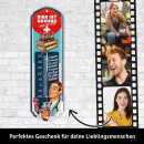 LANOLU Thermometer Bier ist gesund sagt der Arzt 8x28cm