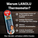 LANOLU Thermometer Bier ist gesund sagt der Arzt 8x28cm