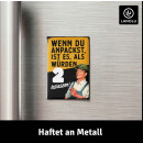LANOLU Kühlschrankmagnete lustig- Wenn du anpackst...