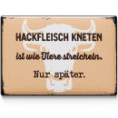 LANOLU Kühlschrankmagnete lustig- Hackfleisch kneten...