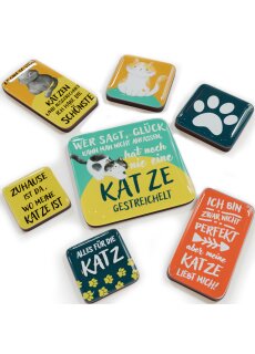 LANOLU Puzzle Magnetset 7 teilig Katze