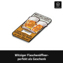 LANOLU Magnet Flaschenöffner Wer sagt Glück -...