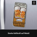 LANOLU Magnet Flaschenöffner Wer sagt Glück - Bier in der Hand