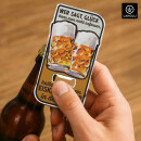 LANOLU Magnet Flaschenöffner Wer sagt Glück - Bier in der Hand