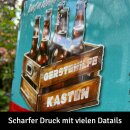 LANOLU Retro Blechschild Gerstehilfe Kasten 30x40cm