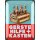 LANOLU Retro Blechschild Gerstehilfe Kasten 30x40cm