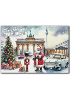 United1871 Fotomagnet | Berlin Weihnachtsbild | 8 x 5,5 cm