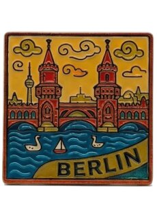 3D Magnet Berlin | skyline lettering | refrigerator magnet | typical souvenir | design made in Berlin