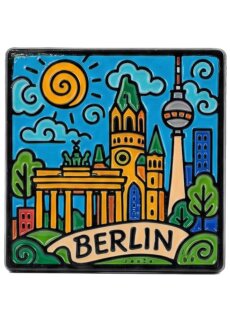 3D Magnet Berlin | skyline lettering | refrigerator magnet | typical souvenir | design made in Berlin