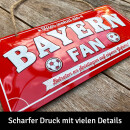 LANOLU Kordelschild Hier wohnt ein BAYERN Fan 16x32cm