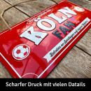 LANOLU Kordelschild Hier wohnt ein KÖLN Fan 16x32cm