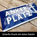 LANOLU Kordelschild Ankerplatz 16x32cm
