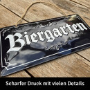 LANOLU Kordelschild Biergarten 16x32cm