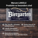 LANOLU Kordelschild Biergarten 16x32cm