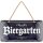 LANOLU Kordelschild Biergarten 16x32cm