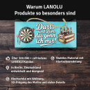 LANOLU Kordelschild Darts+Bier das gönn ich mir 16x32cm