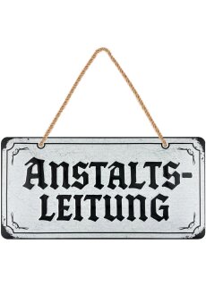 LANOLU Kordelschild Anstaltsleitung 16x32cm