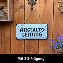 LANOLU Kordelschild Anstaltsleitung 16x32cm
