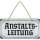 LANOLU Kordelschild Anstaltsleitung 16x32cm