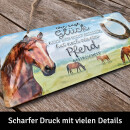 LANOLU Kordelschild Wer sagt Glück kann man nicht...