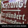 LANOLU retro Blechschild Achtung Plünderer, lustiges Warnschild im vintage Look, geprägt und gestanzt, Deko für Garage 15x20 cm