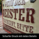 LANOLU retro Blechschild Werkstatt Bier Deko, lustiges Sprüche Schild, Geschenk für Männer, geprägtes Metallschild, 15x20 cm