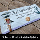 LANOLU Kordelschild Schietwetter 16x32cm