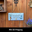 LANOLU Kordelschild Schietwetter 16x32cm