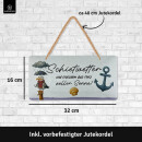 LANOLU Kordelschild Schietwetter 16x32cm