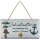 LANOLU Kordelschild Schietwetter 16x32cm