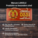 LANOLU Kordelschild Deutscher durch Geburt, Ossi durch die Gnade Gottes 16x32cm