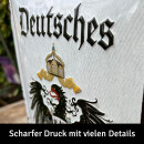Retro Blechschild Deutsches Schutzgebiet, geprägtes Metallschild als Deutschland Deko und Geschenk für Männer 20x30 cm